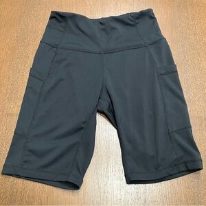 Women's Black High-Waisted Shorts